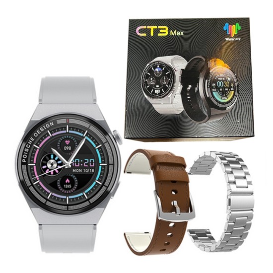 Smartwatch Wear Fit Pro CT3 Max 46mm (Call Version) NFC Silver Smartwatch Wear Fit Pro CT3 Max 46mm (Call Version) NFC Silver
